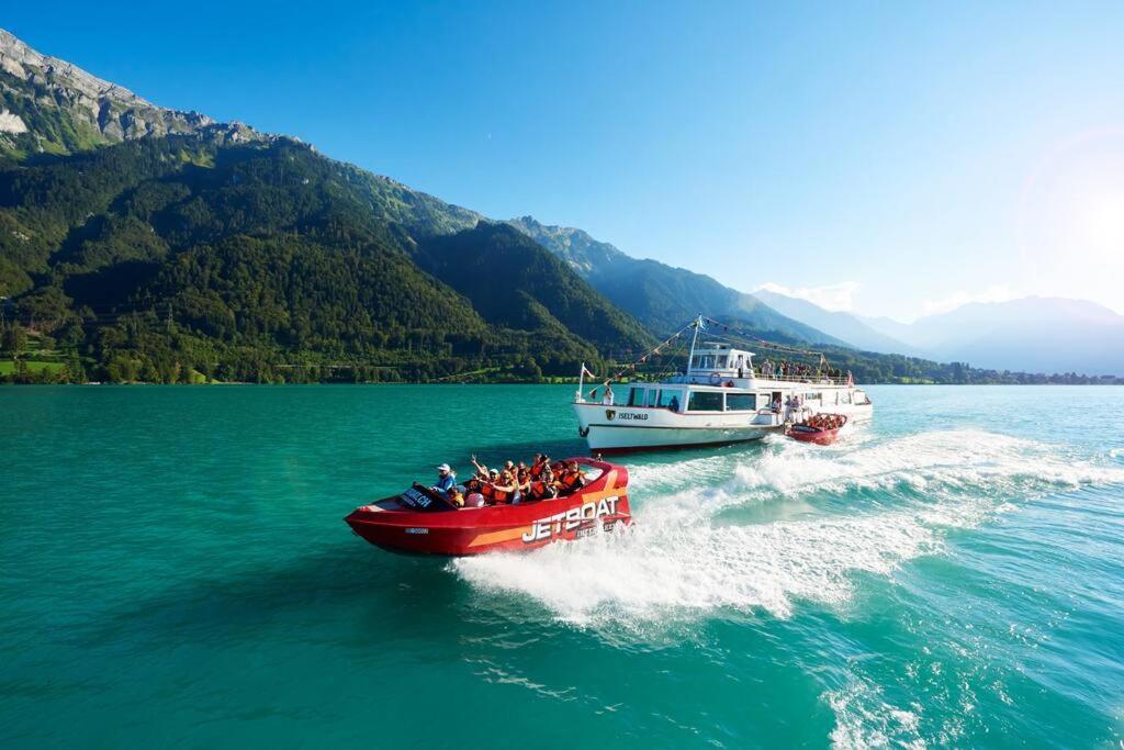 Chalet Mignon - Your Vacation Oasis At Lake Brienz Bonigen Ngoại thất bức ảnh