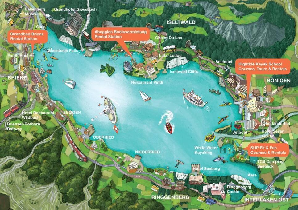 Chalet Mignon - Your Vacation Oasis At Lake Brienz Bonigen Ngoại thất bức ảnh